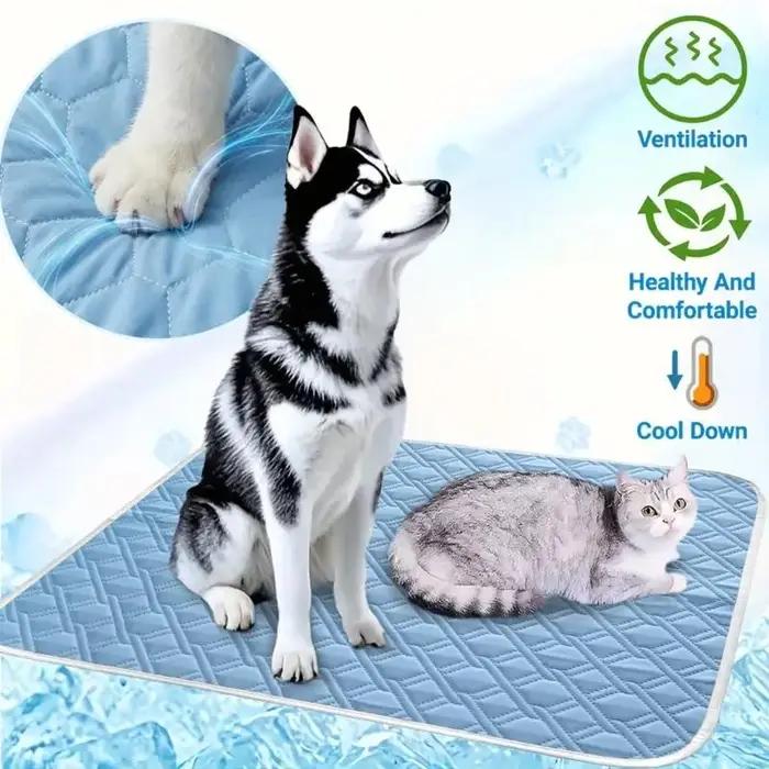 Coussin repos relaxant pour chien avec mélange synthétique pour utilisation intérieure extérieure