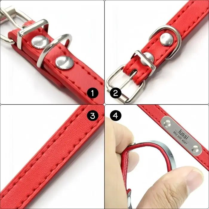 Collier de chien sculpté avec nom personnalisé