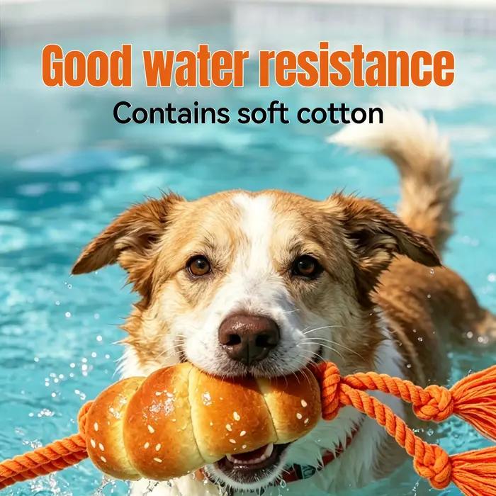 Jouet en forme de saucisse pour animaux de compagnie, jouet à mâcher durable et sonore pour chiens, résistant à l'eau et adapté aux jeux interactifs et de loisirs