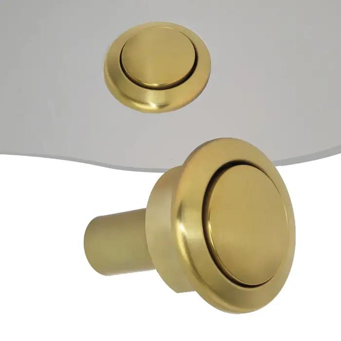 Pour Siamp pour Storm 33A bouton poussoir de toilette or brossé bouton de chasse d'eau pour la maison salle de bain Valve de chasse d'eau 34335077