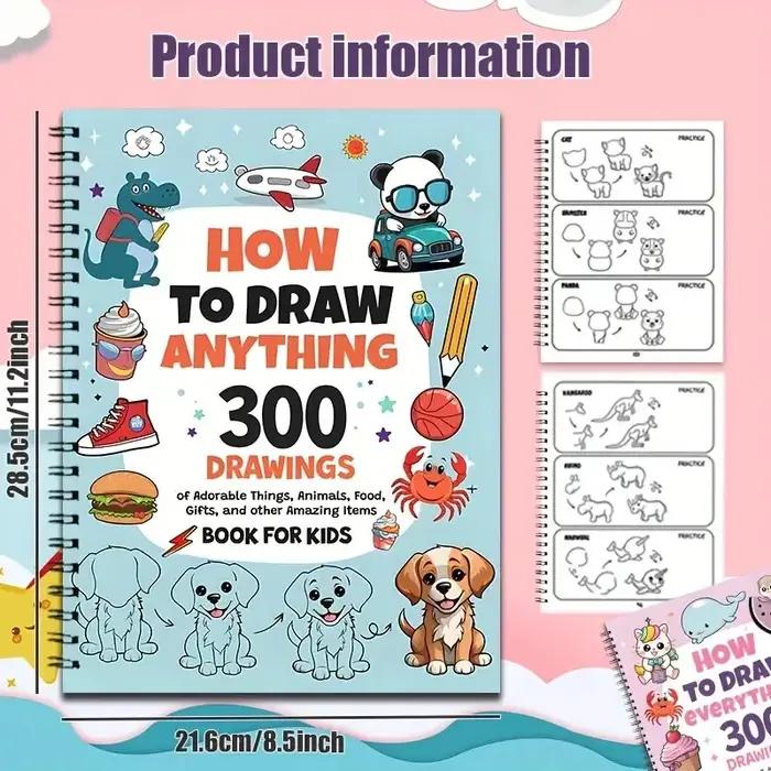 300 dessins simples pas à pas mignons comment dessiner tout pour les amateurs de peinture