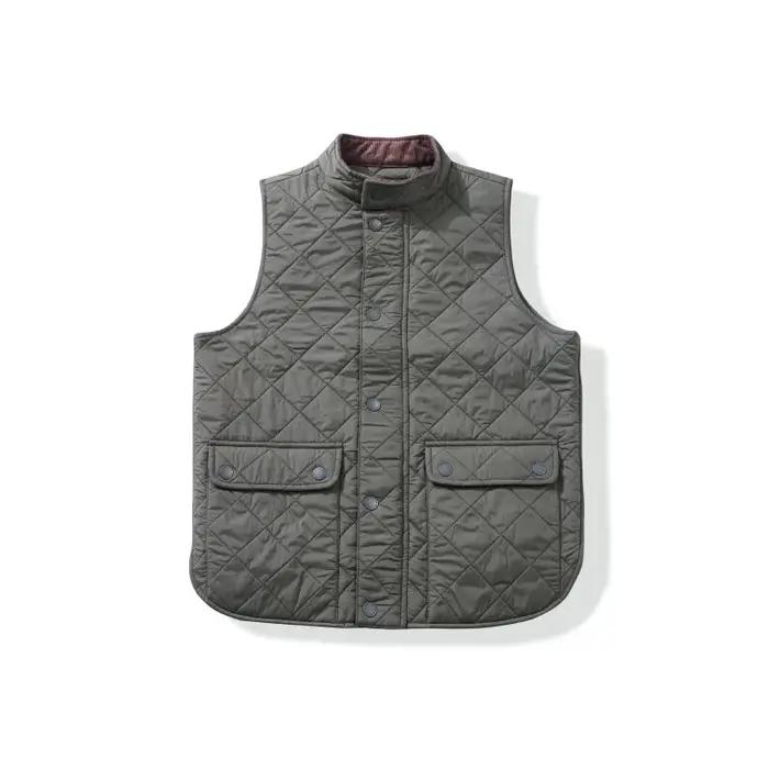 Nouveau gilet matelassé en velours côtelé épais et coton pour hommes pour l'automne et l'hiver
