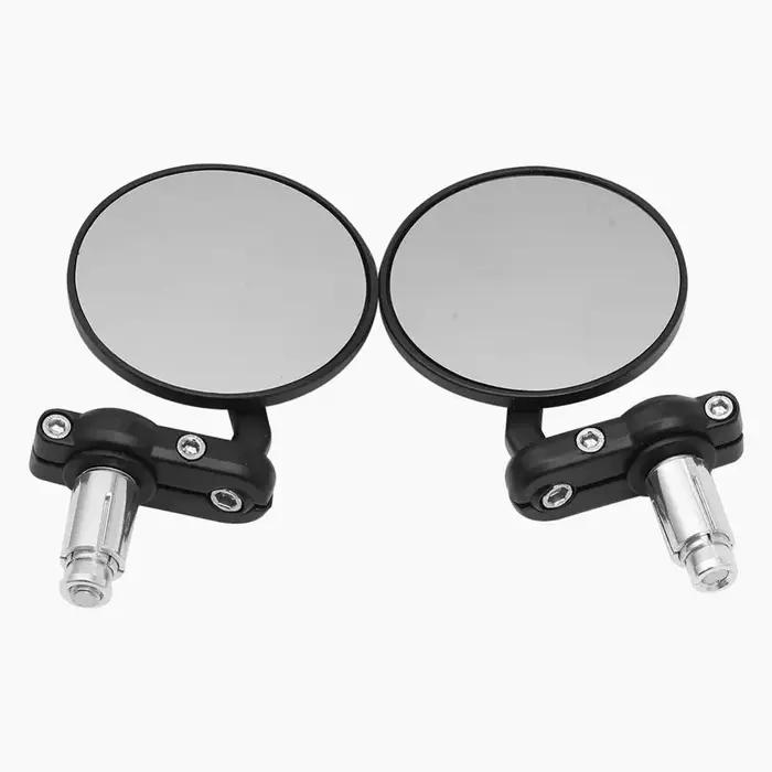 Barres de poignée convexes pour miroir de moto