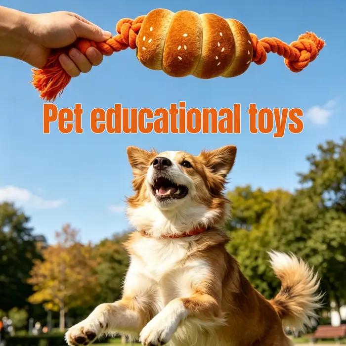 Jouet en forme de saucisse pour animaux de compagnie, jouet à mâcher durable et sonore pour chiens, résistant à l'eau et adapté aux jeux interactifs et de loisirs
