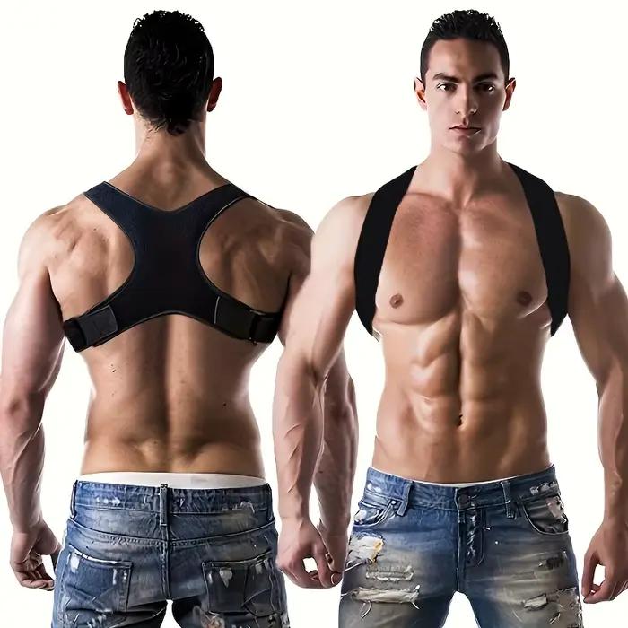 Ceinture de soutien du dos réglable antidérapante et respirante pour une meilleure posture et un confort optimal pour homme et femme occasions quotidiennes et sportives