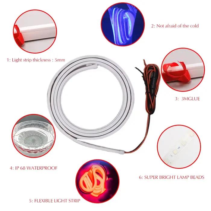 Bande lumineuse antibrouillard pour Dodge Grand Caravan 2007 – 2021, éclairage de jour pour voiture