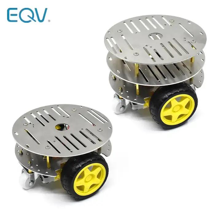 Voiture intelligente en aluminium à quatre roues motrices