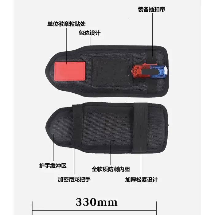 Bouclier de protection tactique pour l'avant-bras, bouclier anti-émeute souple, équipement d'entraînement sûr des Forces spéciales pour le tir de chasse CS