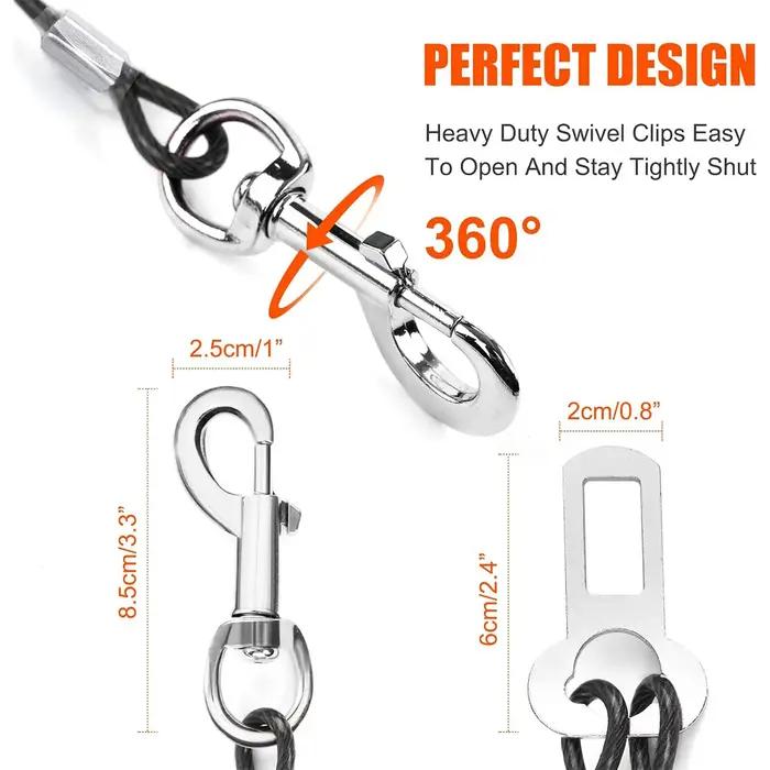Ceinture de sécurité double pour chien