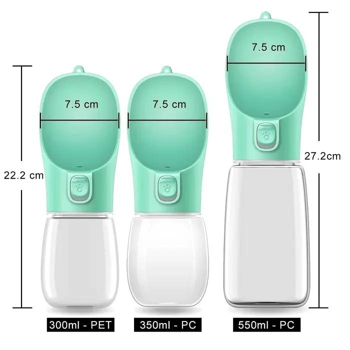 Bouteille d'eau portable pour chiens de petite et grande taille