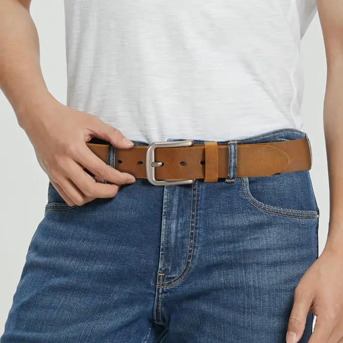 Ceinture en cuir véritable de haute qualité pour hommes, ceintures de créateur de luxe, ceinture en