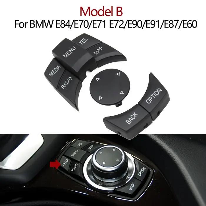 Bouton de commande multimédia pour BMW 1 3 5 Séries et X1 X5 X6 Commande de Menu Interrupteur Accessoire Durabilité Intégration Parfaite Conduite Personnalisée