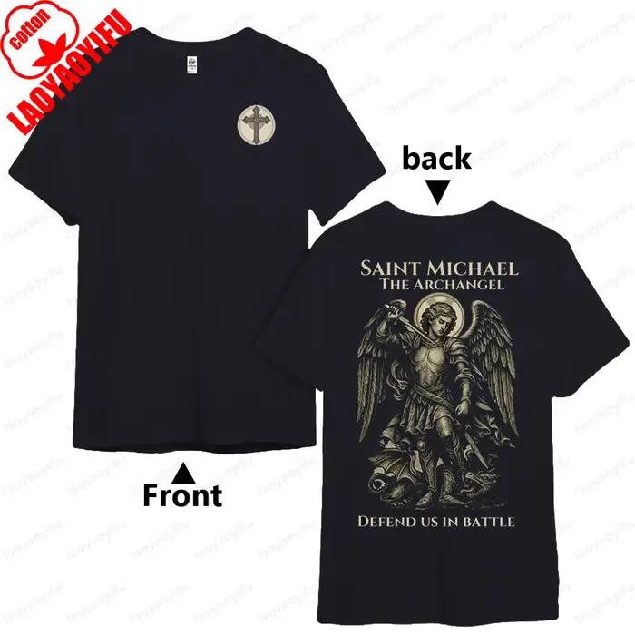 Saint Michael l'archange t-shirt guerrier catholique