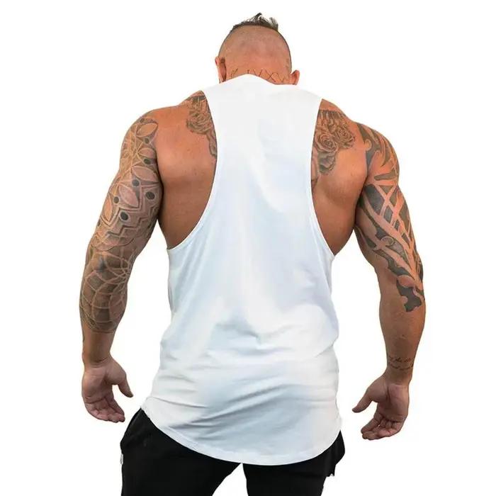 Débardeur homme été marque gym entraînement fitness t shirt décontracté respirant confortable coupe ample fraiche
