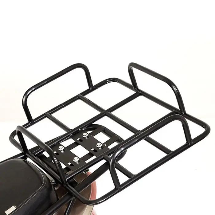 Panier de vélo arriere en fer robuste et decoratif pour transport facile sur vélo de montagne ou véhicule électrique occasions spéciales