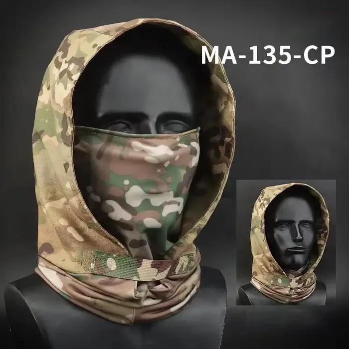 Cagoule tactique respirante pour chasse airsoft balaclava masque combat cosplay Halloween capuche