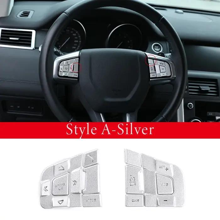 Bouton de volant en alliage d'aluminium pour Land Rover Discovery Sport 2015-2018 décoration protection sticker accessoire voiture pour femmes occasions spéciales