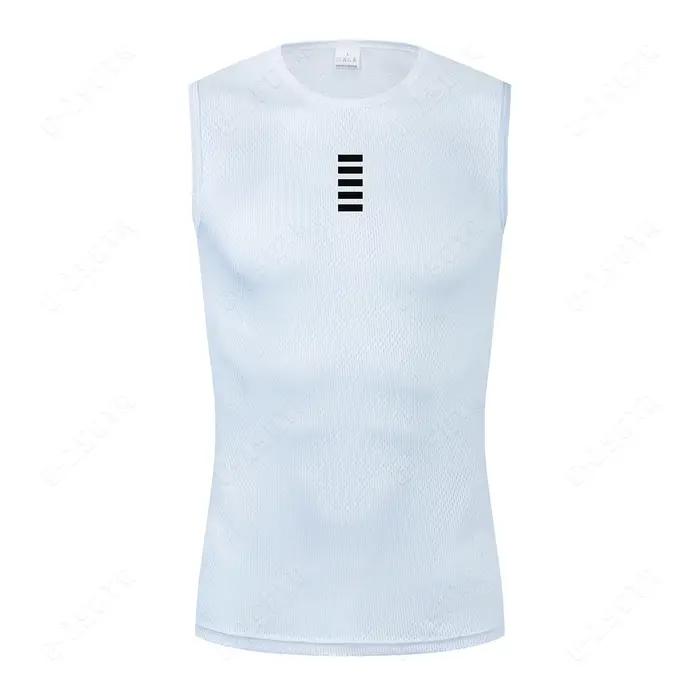 Couche de Base de cyclisme, sous-vêtements réfléchissants, maillot de cyclisme blanc, gilet de Sport