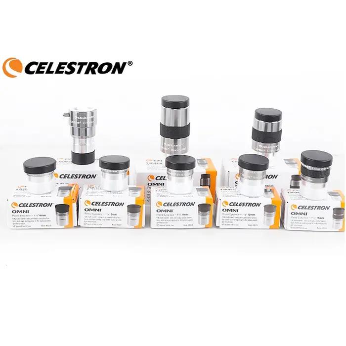 Kit Oculaires Celestron Omni 4mm 6mm 9mm 12mm 15mm 32mm 40mm + Barlow 2x Multicouches Astronomie Télescope