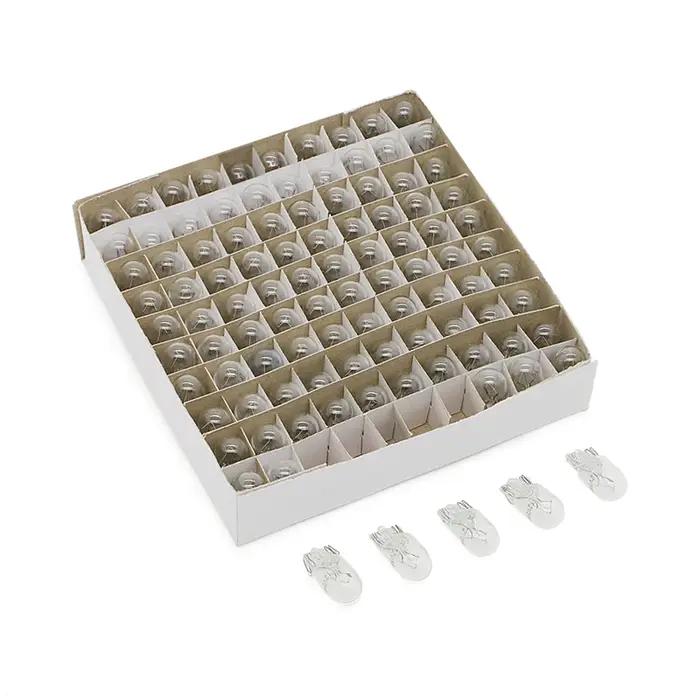 Ampoules T10 12V 3W, cales en verre transparent, Signal intérieur blanc chaud, Source de lumière pou