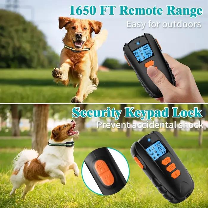 Collier d'Entraînement Électrique LCD pour Chien