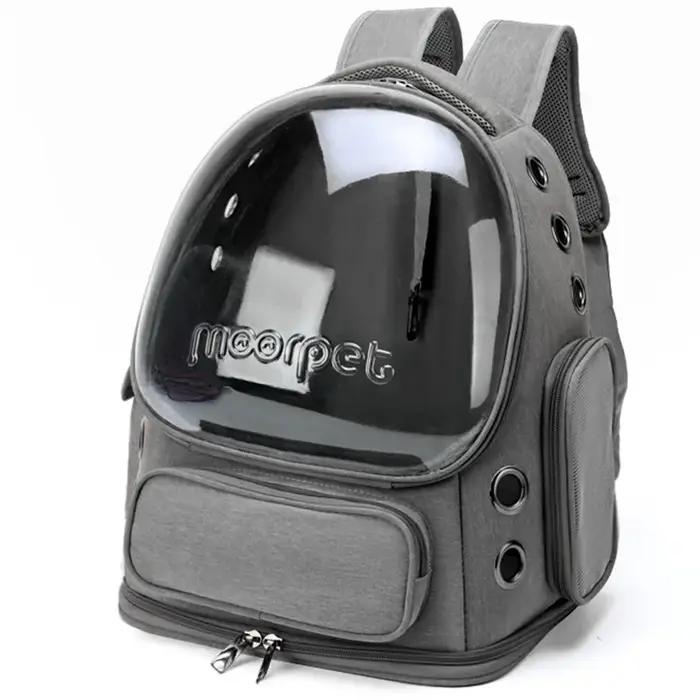Sac à dos Senha's pour chats, conception respirante, haute capacité, protection de la colonne vertébrale, espace tridimensionnel, facile à transporter, pour les sorties, voyages et soins vétérinaires