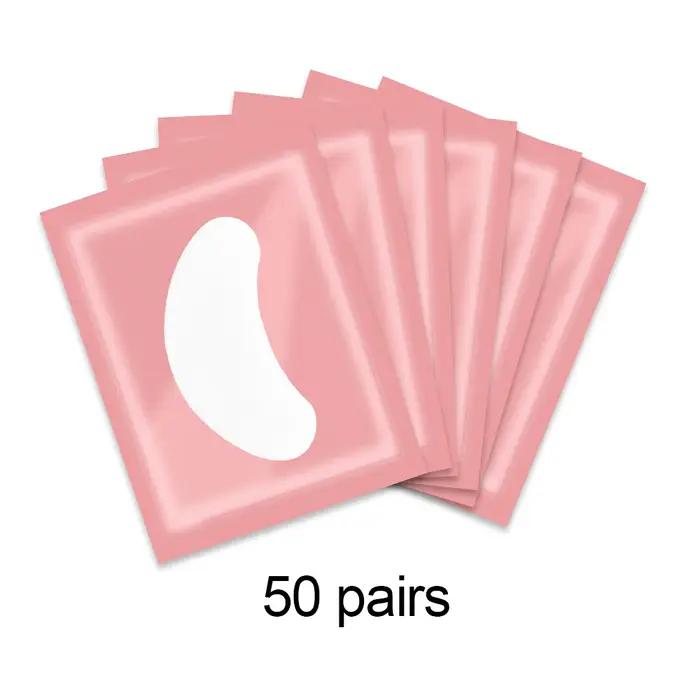 50 paires de patchs d'extension de cils