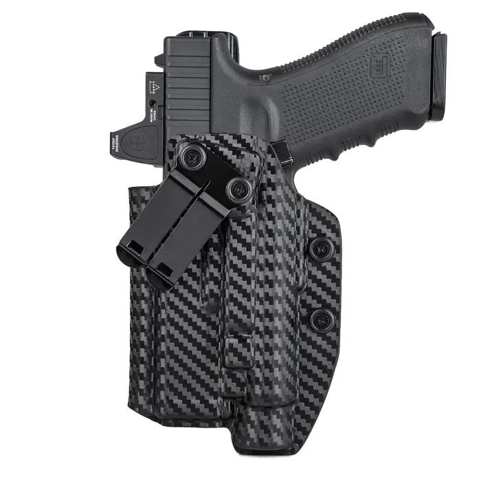 Kydex Holster pour Glock 17 19 19X 22 23 31 32 45 avec PL-2 Olight/PL-Pro/PL-3R PL-3/3S Valkyrie Flashlight Dissim