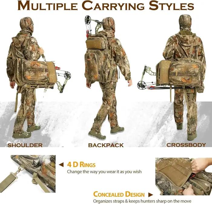 Sac à dos de chasse à l'arc pour hommes