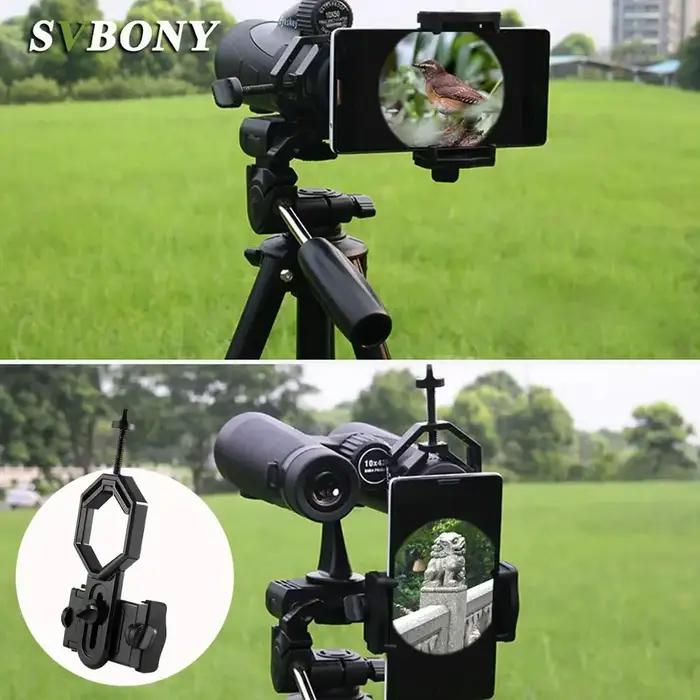 Adaptateur universel téléphone pour jumelles et télescopes - Support 25-48mm pour photos de chasse