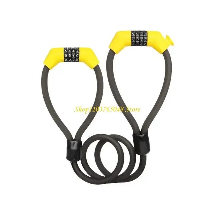 R53E Antitheft Bicycles verrouillage du câble Double tête