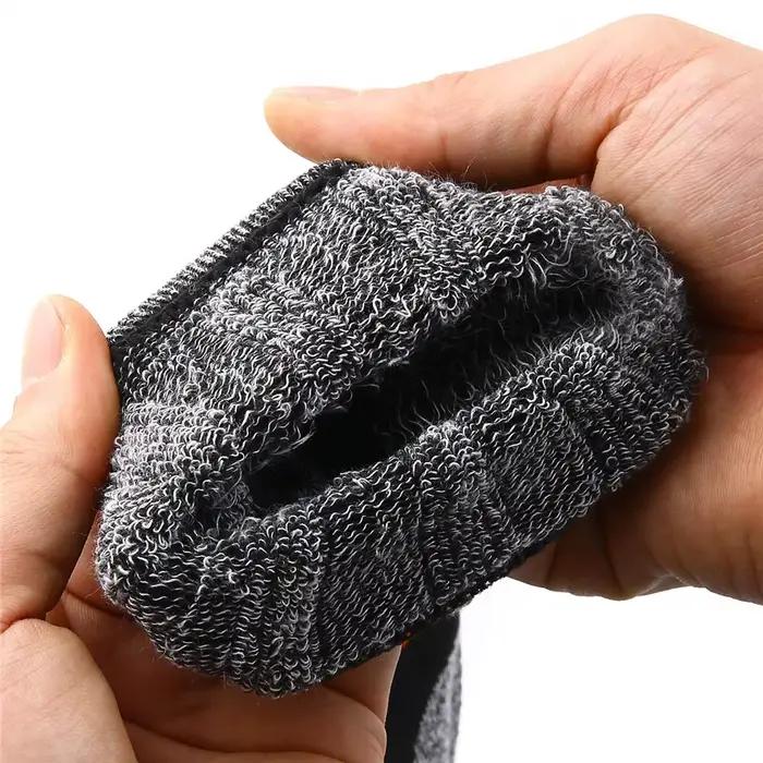 Chaussettes anti-ampoules d'hiver en nylon et coton pour hommes randonneurs sportifs camping cyclisme