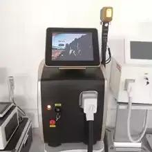 Épilateur laser professionnel en titane glacé sans douleur, appareil d'épilation au laser platine IC