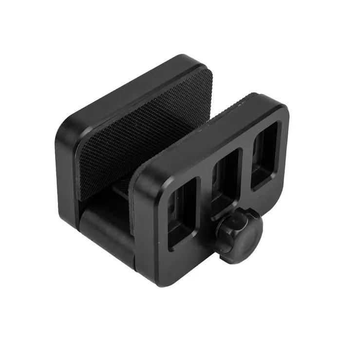 Trépied de tir de chasse, pince de tête de bâton de 65mm de large, support de pince de bipied, suppo