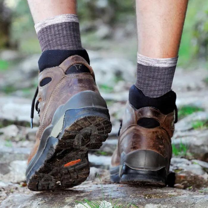 Chaussettes de chasse YUEDGE homme - Coton respirant anti-transpiration pour randonnée et travail