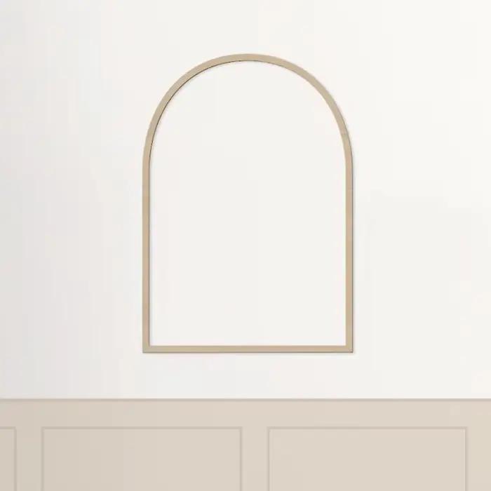 1 cadre en bois en forme d'arche 59x85cm, petite arche en bois, moulure murale en bois, moulure murale en bois en forme d'arche