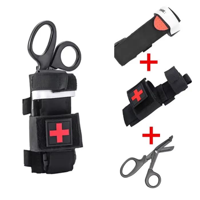 Équipement de Camping garrot extérieur hémostase rapide, Kit de survie pour opération d'exploration militaire tactique d'urgence médicale