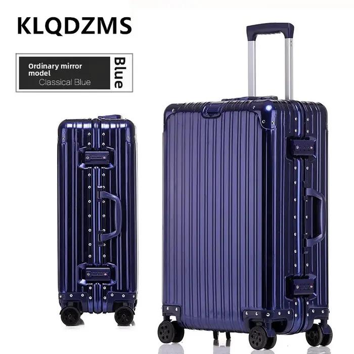 KLQDZMS valise de haute qualité tout en aluminium et alliage de magnésium boîte d'embarquement boîti
