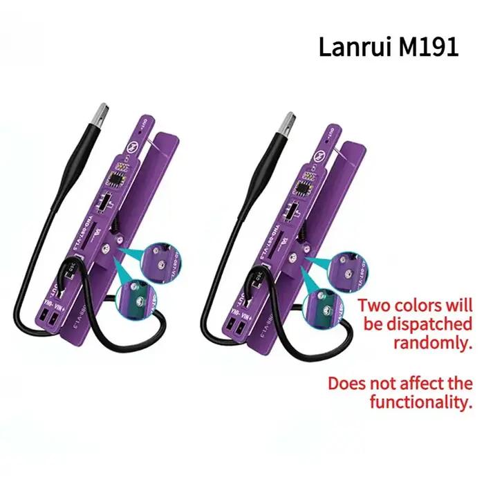Clip universel Lanrui M191 pour réparation de smartphones Android non cryptés avec détection de fuite de courant en deux modes