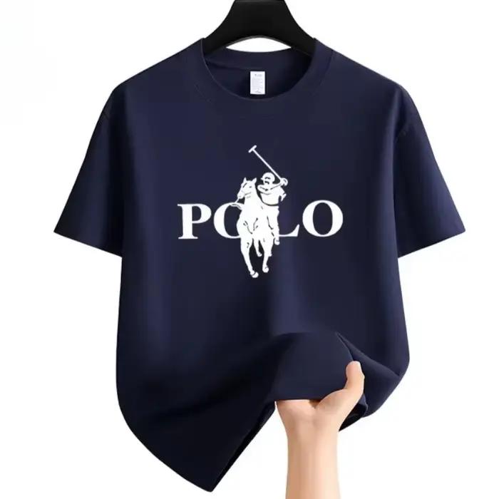 T-shirt respirant à col rond et manches amples pour homme, style décontracté et polyvalent, idéal po