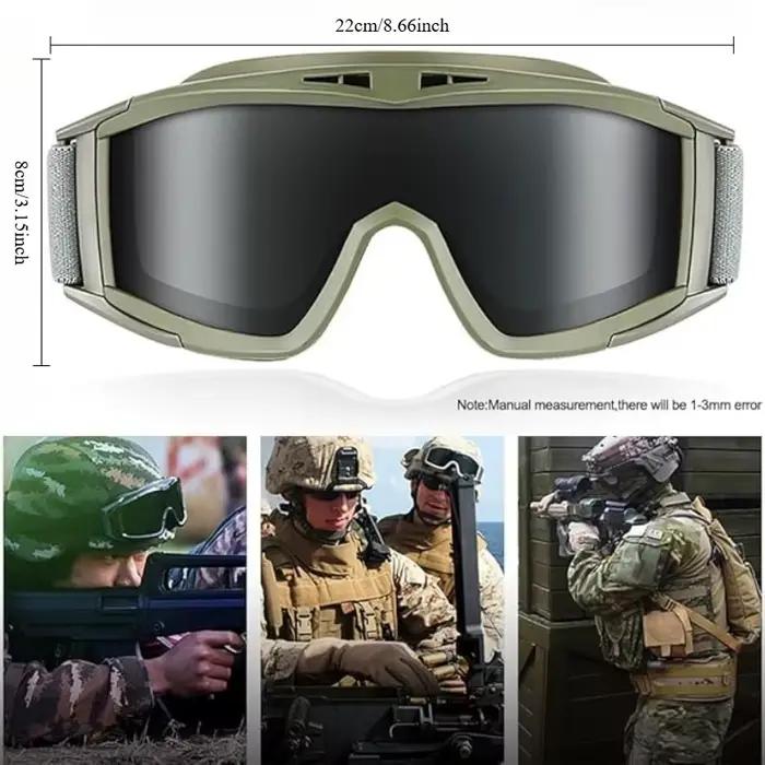 Lunettes tactiques militaires antivent et antisable pour wargame paintball airsoft et randonnée occasions spéciales