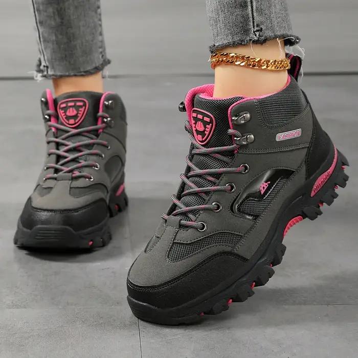 Femmes bottes imperméables en plein air randonnée bottes femmes sécurité travail chaussures marche baskets antidérapant bottines Botas De Mujeres nouveau