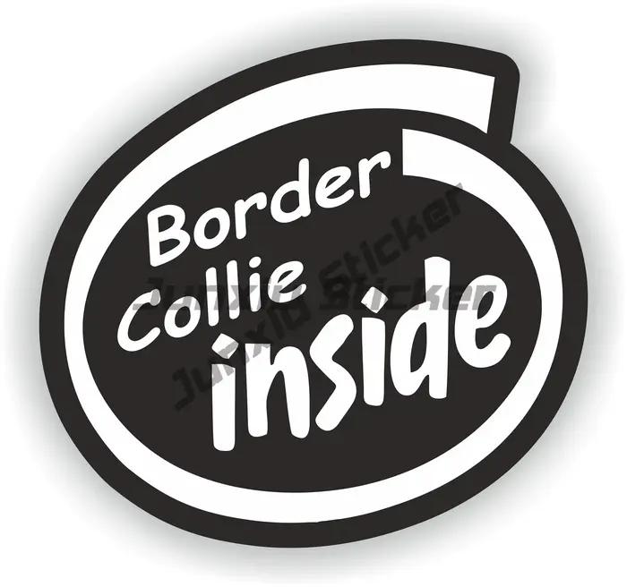Autocollants d'art pour Border Collie dessin animé à offrir pour chien propriétaire chiot décoration de pare-brise voiture pare-chocsintérieur voiture occa