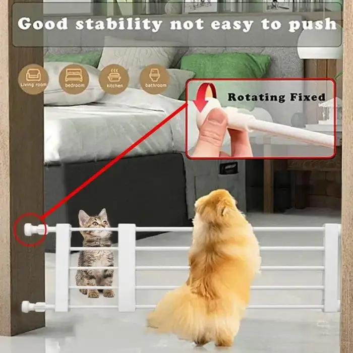 PupMED-Clôture courte rétractable extra large pour animaux de compagnie