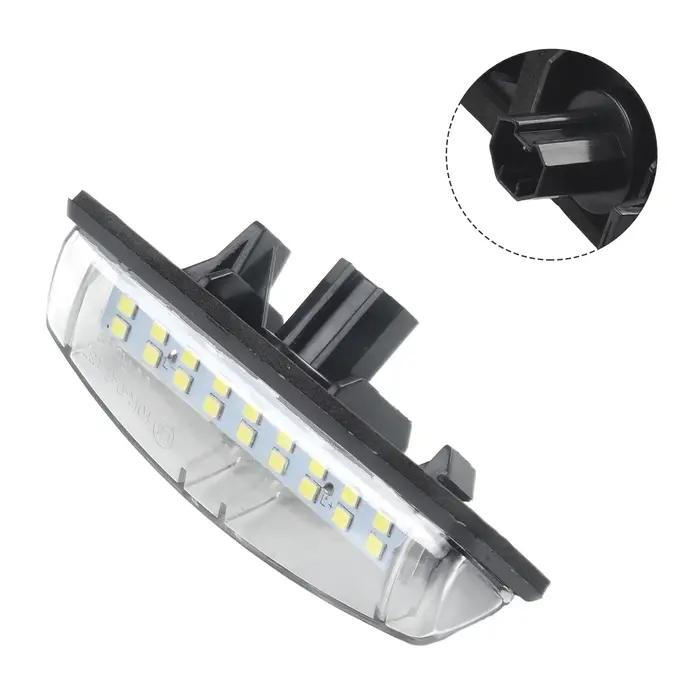 2x pour Lexus IS300 IS200 LS430 GS300 RX330 HS250h Toyo Ta Pri Us Ya Ris Ca Mry LED plaque d'immatriculation lumière lampes blanc