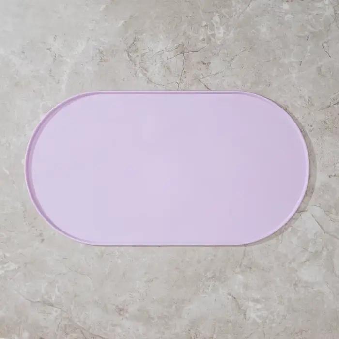Tapis d'alimentation pour chat avec conception imperméable antidérapante, tapis de nourriture pour a