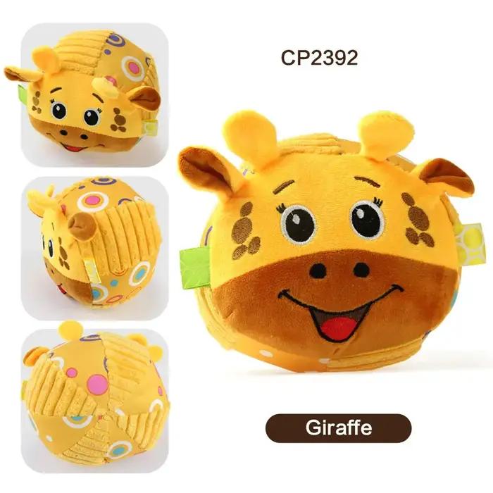 Boules en rotin en fourrure douce pour chien en peluche