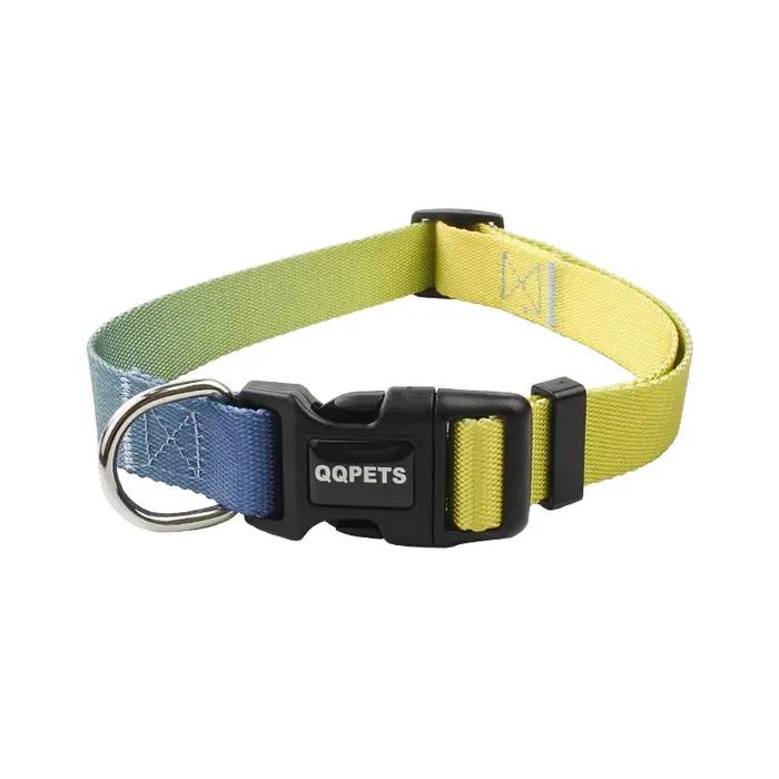 Collier et laisse réglables en nylon pour chien et chat, adaptés aux petits et grands chiens, bouledogues, pugs, beagles