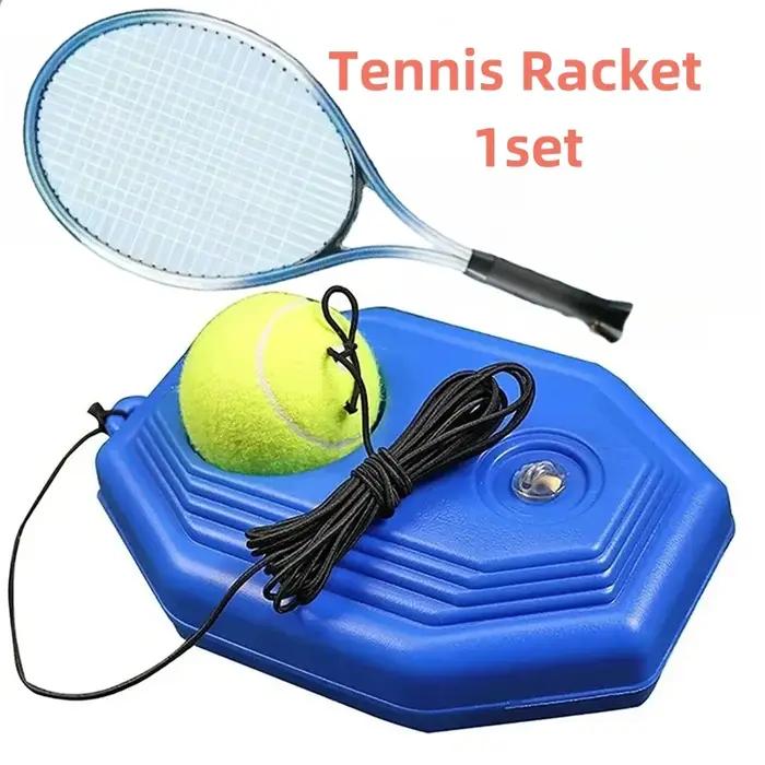 Entraîneur de Tennis joueur unique avec rebond de ligne, artefact d'auto-entraînement, raquette de T