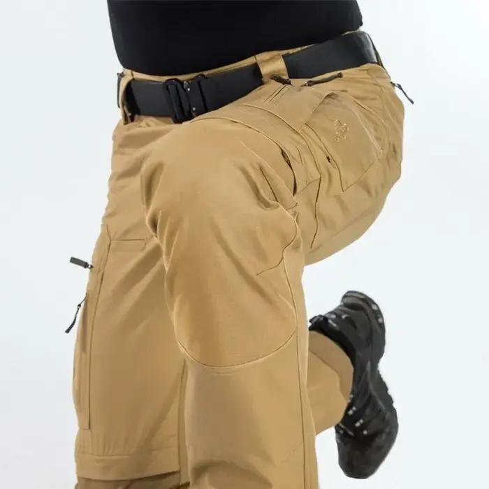Pantalon cargo tactique chasse homme résistant multi-poches randonnée printemps automne décontracté